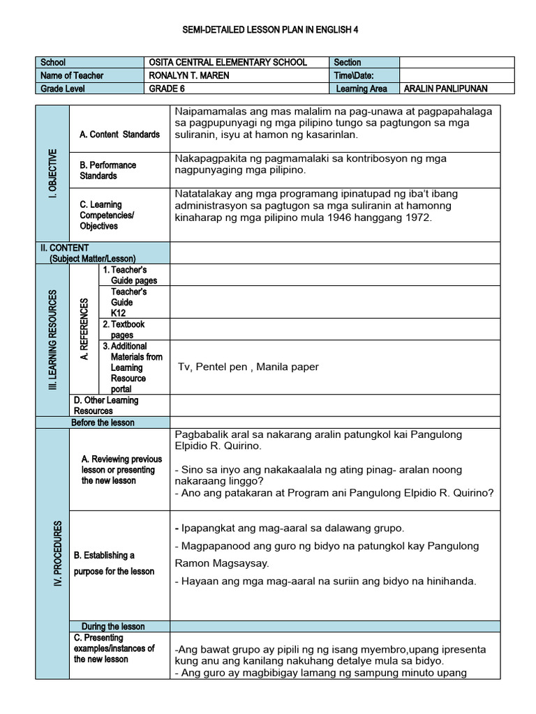 English LP 2 | PDF