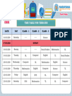 Time Table For TERM-END - TN