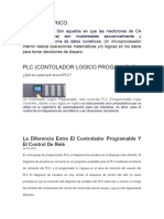 Diferencia Rele Numerico-Plc