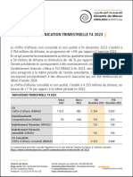 Communiqué Indicateurs Financiers T4 2023