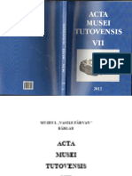 Acta Musei Tutovensis Vii