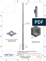 Candélabre D'eclairage 7 M de Hauteur: Candélabre Cylindro Conique Fabriqué en ACIER S235JR