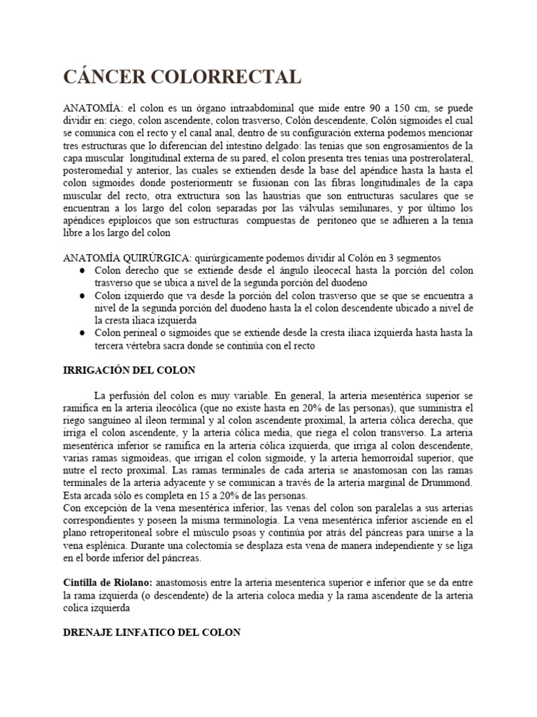 Cancer Colorectal | PDF