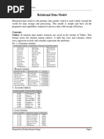 Lec 5 Relational Model