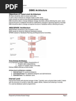 Lec2 DBMS Architechture