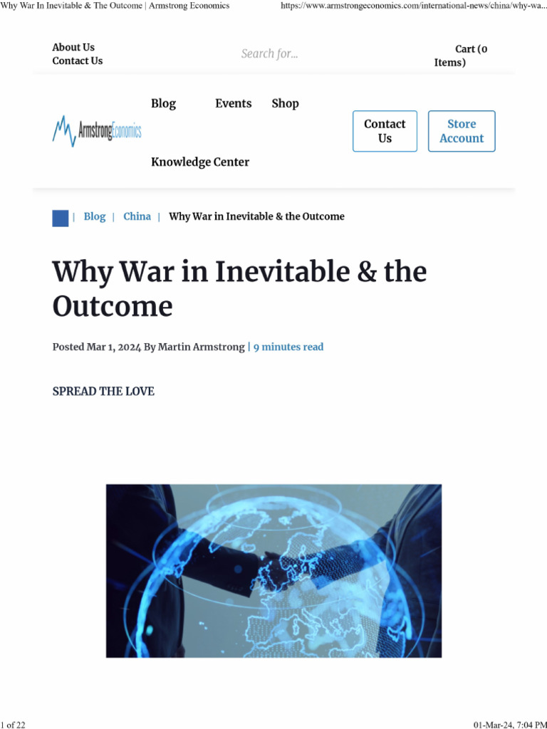Inevitable War: Causes and Consequences | PDF | Science & Mathematics ...