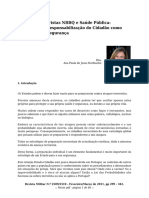 Ameaças Terroristas NRBQ e Saúde Pública