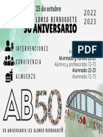 50 Aniversario: Ies Alonso Berruguete