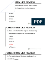 Chemistry Let Review