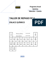 1925-Taller de Repaso Nº2 - Enlace Químico (PAES) 2023