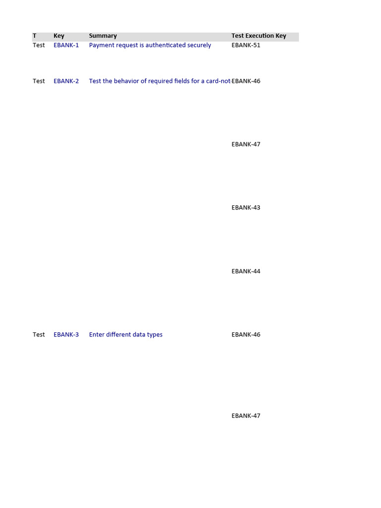 eBank Test Execution Summary | PDF | Mobile App | Http Cookie