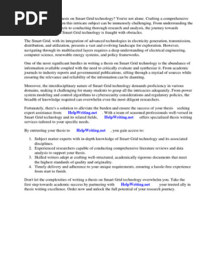 Thesis Smart Grid
