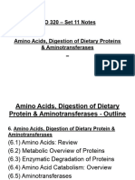 BIO 320 - Set 11 - AA Catabolism and Digestion UPLOAD W18