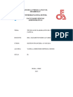 Tecnicas de Elaboracion de Presupuesto de Capital - Yanella Espinoza