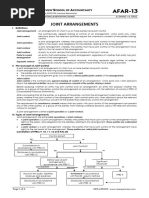 AFAR-13 (Joint Arrangements)