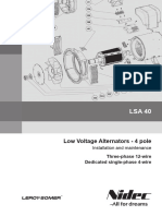 Low Voltage Alternators - 4 Pole: Three-Phase 12-Wire Dedicated Single-Phase 4-Wire