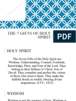 The 7 Gifts of Holy Spirit