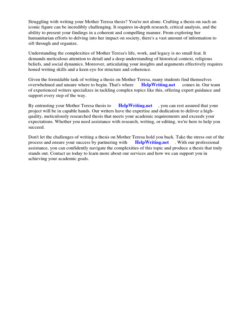 MOTHER TERESA BIOGRAPHY IN ENGLISH PROJECT WORK visual data 2