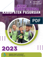 Indeks Pembangunan Manusia Kabupaten Pasuruan 2023