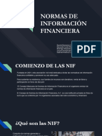 Normas de Información Financiera 