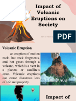 Impacts of Volcanic Eruption