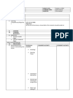 Detailed Lesson Plan Template