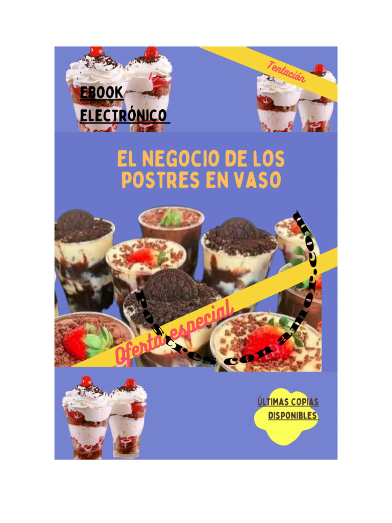 Emprende con Postres en Vaso | PDF | Postres | Crema