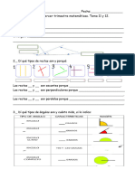 Examen Geometria Tercero Tercer Trimestre