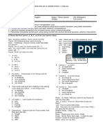 Soal Uas Ganjil English Kelas 8 Semester
