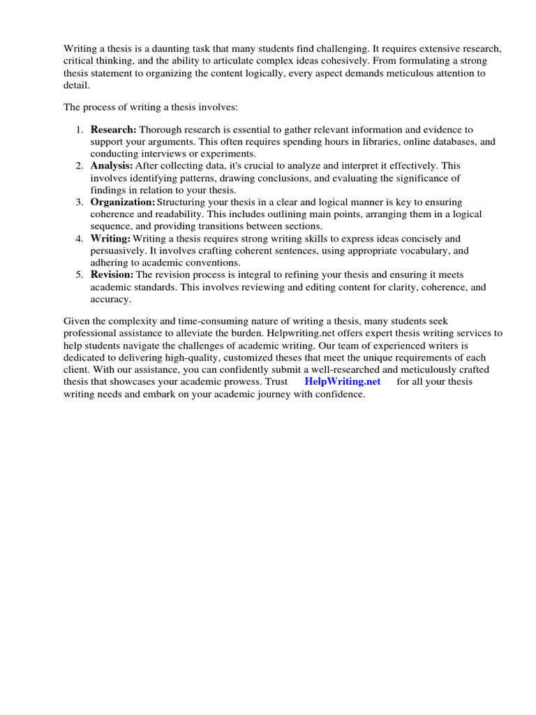 Thesis and main points of a speech powerpoint pdf
