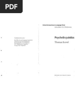 Download Psycho Linguistics by Thomas Scovel by Parcel Unik SN71011725 doc pdf