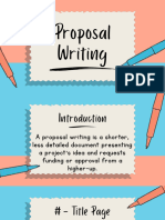 Proposal Writting