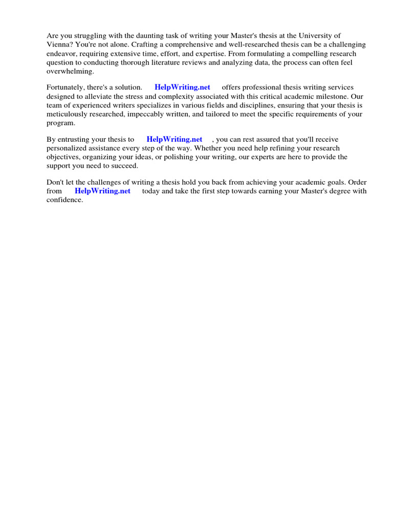 Master Thesis Uni Wien PDF