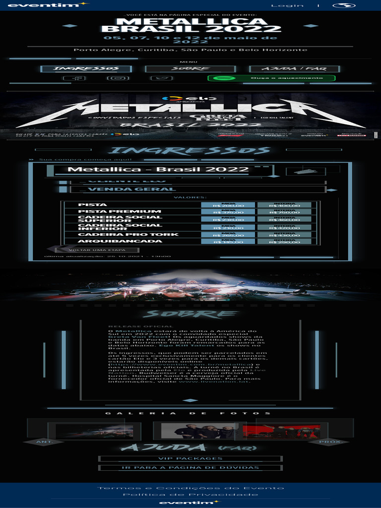 Image Result For Ingressos Para Shows Teatros E Outros Eventos Eventim