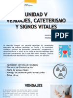 UNIDAD III y IV Signos Vitales, Cateterismo, Vendaje y PX Politraumatizado