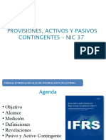 Diapositivas. NIC 37 PROVISIONES