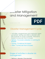 Disaster Mitigation and Management - Management Cycle 18CEO307T