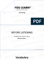 You Learn - PPT Slides