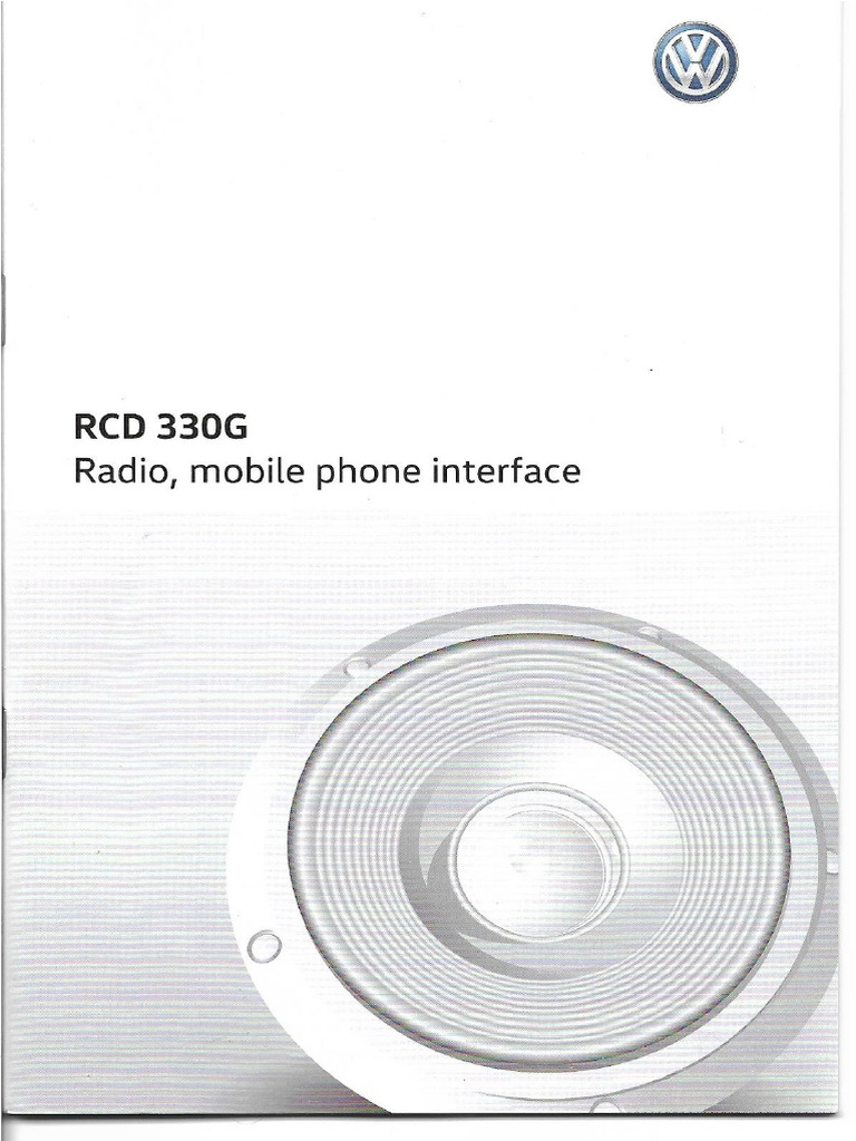 RCD 330G User Manual | PDF