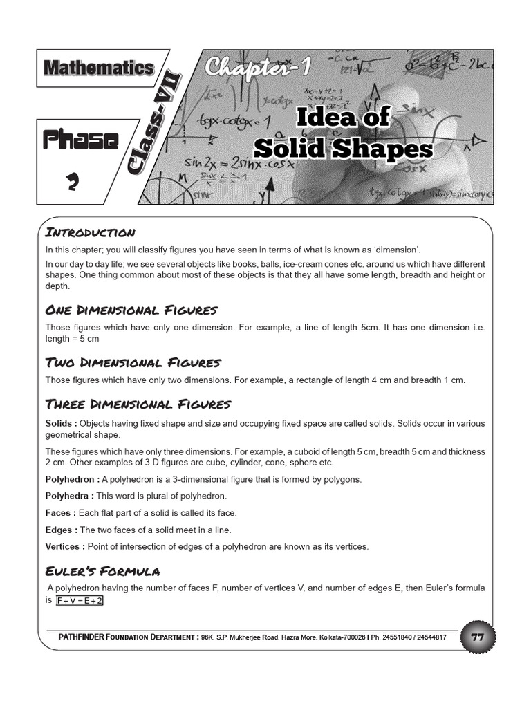 Understanding Dimensions of Solid Shapes | PDF | Teaching Methods ...