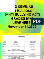 Anti Bullying Act of 2013