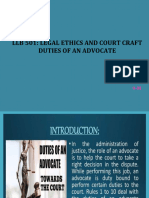 Legal Ethics