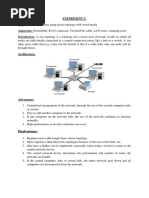 EXPERIMENT 3 Star Topology New