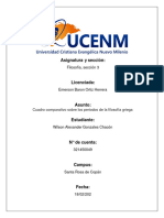 Cuadro Comparativo Sobre Los Periodos de La Filosofía Griega