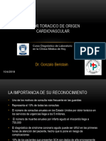 Clase 1 Dolor Toracico Origen Cardivoascular Dr. Gonzalo Beristain
