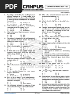 Cds Maths Mock Test 01 2021