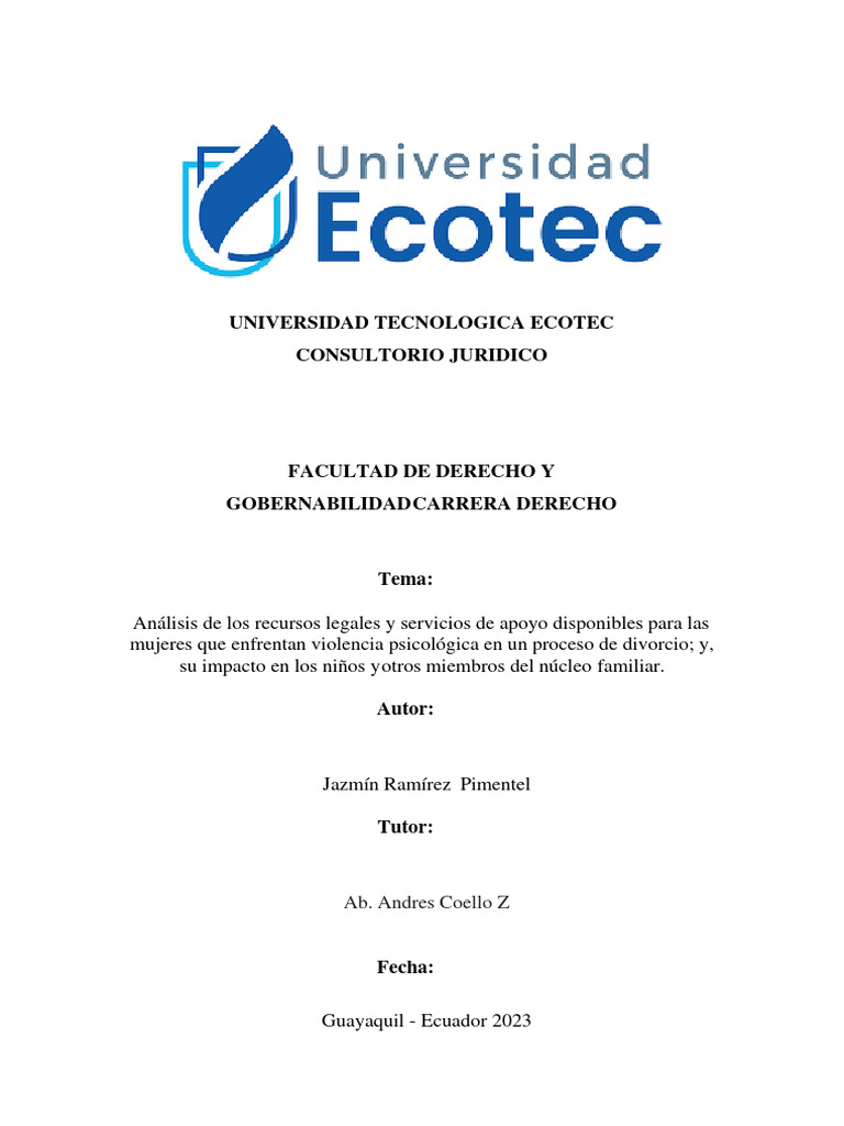 Universidad Tecnologica Ecotec | PDF