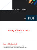 History of Banks in India Part II With Anno