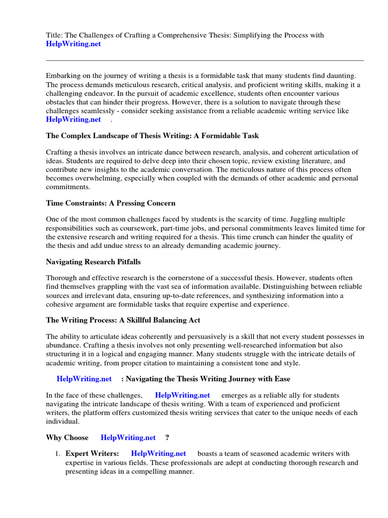 Changing A Tire Thesis | PDF