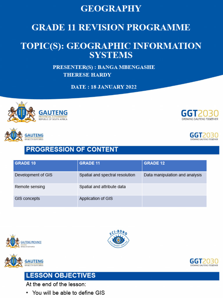 GIS Powerpoint | PDF | Technology & Engineering